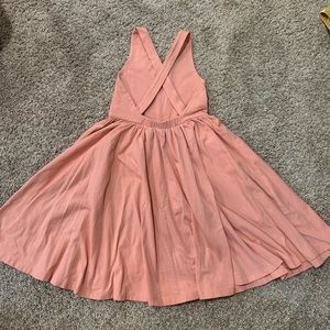 Alice and Ames pinafore dress. Size 5. Cross-cross back. Runs true to size.